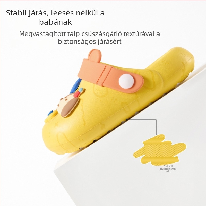 Nidobear 25 Tavasz–Nyár új gyerek perforált szandál, csúszásmentes, puha talppal, beltéri és kültéri viselet, fiúknak és lányoknak