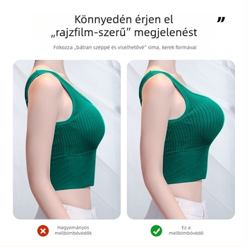 Szilikon melltapasz esküvői ruhához — felhúzó hatás, csúszásmentes, 5 cm vastag, kis méretű mellekhez, láthatatlan a ruhán