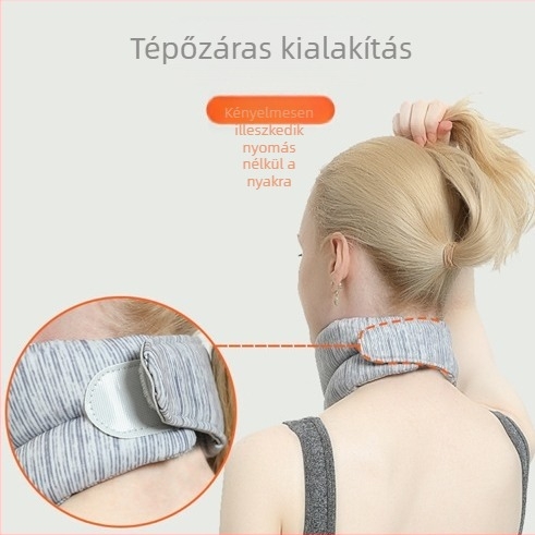 Habos nyakvédő a nyaki tartáshoz és trakcióhoz — otthoni fizioterápia
