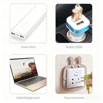 Halak oxigénellátó pumpa Li-akkumulátorral, USB/AC-DC töltéssel, kompakt, hordozható, rendkívül csendes