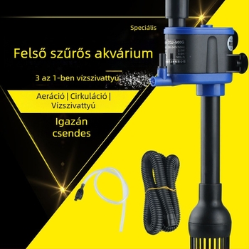 Sensen 3 az 1-ben merülő akváriumpumpa szűrő- és levegőztető funkcióval