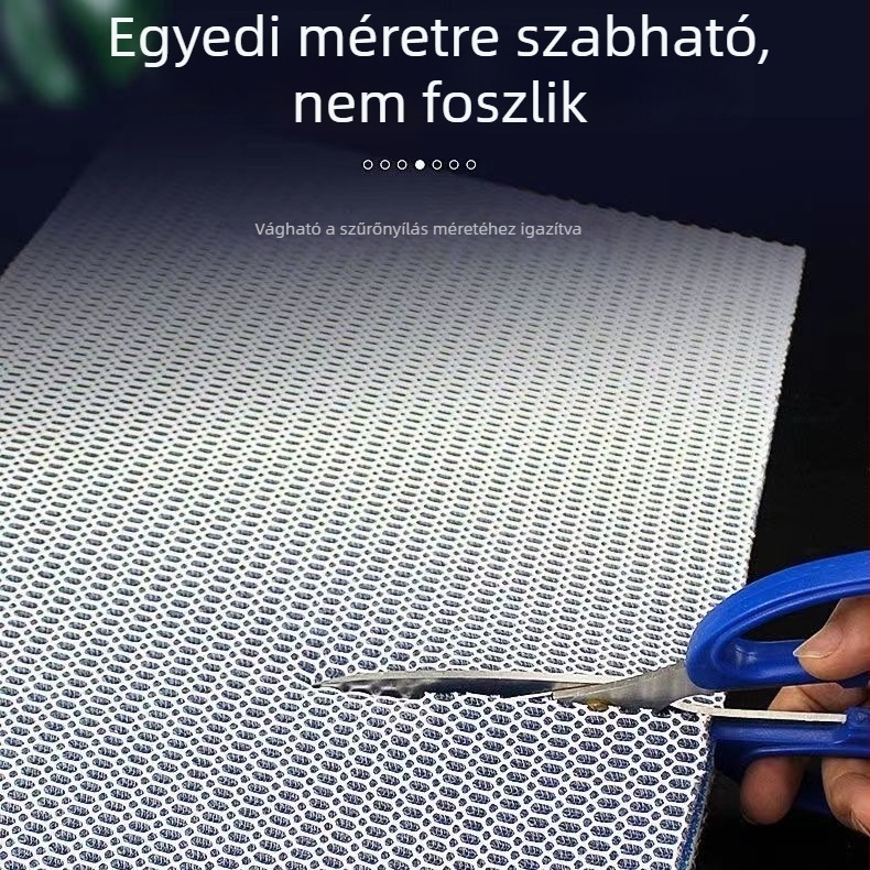 8D ragasztó nélküli akváriumi szűrővászon – vastag, sűrű biofilter közeg, méhsejt-kocka kialítással