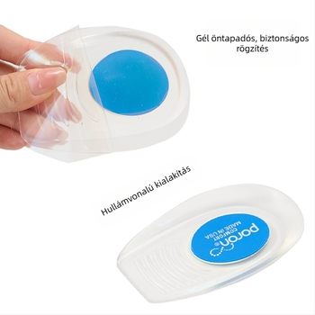 Rejtett sporttalp ultra-soft, vastagított magasságot növelő kialakítás; U-alakú kéttónus Poron ütéscsillapító belső talp