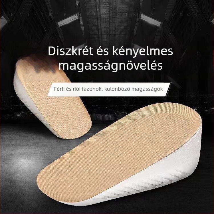 Silikonos magasságnövelő talp belső sarokpárnával – félpad, kopásálló, ütéscsillapító