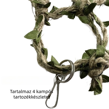 Kenderkötélből készült mászóháló papagájok és hamstrák számára, madárjáték, univerzális háló és függőágy
