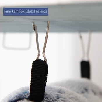 Flanelből készült függő odú hörcsögöknek és kisebb madaraknak