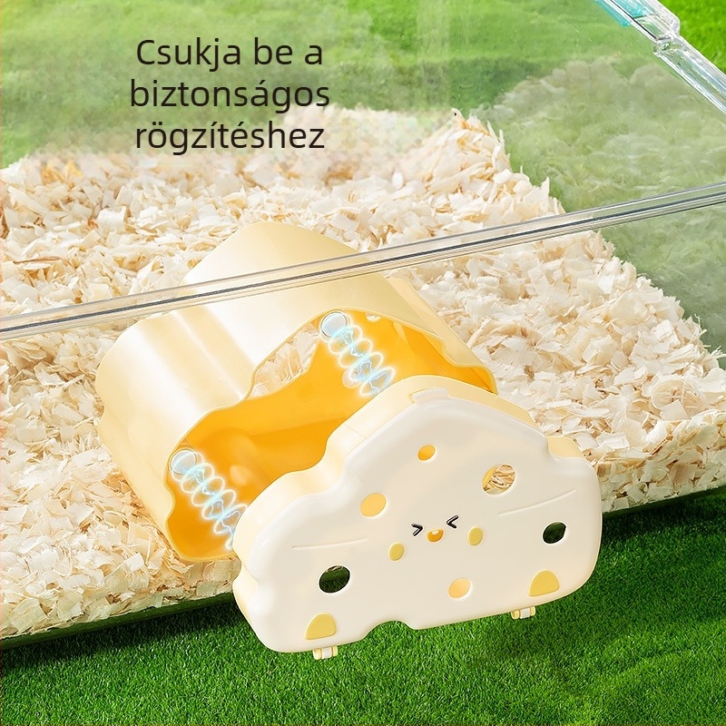 Hamster Planet rejtőház átlátszó fedéllel – áttekinthető fészek nyári kertdekorációhoz