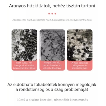Egyszer használatos vékony műanyag aljvédő nyulak és tengerimalacok ketrecéhez, hordozható vécébetét
