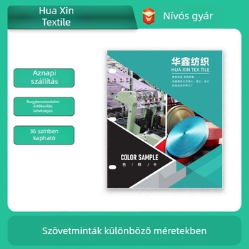 Utánzott nylon szalag színkártya album, textúra minták táskákhoz és kiegészítőkhöz
