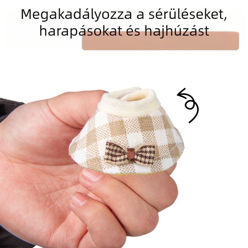 Elizabéti-kolár madarak számára – védelem harapás és tollasodás ellen, kis- és közepes méretű papagájok számára
