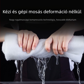 Nagy sűrűségű biokémiai szűrőgyapot akváriumhoz, fehér színű, nitrifikáló baktériumok tenyésztéséhez