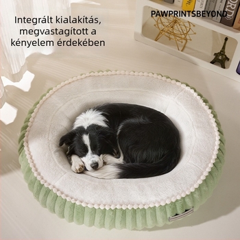 Félzárt macskafészek télre és minden évszakra, meleg alvóhely macskáknak