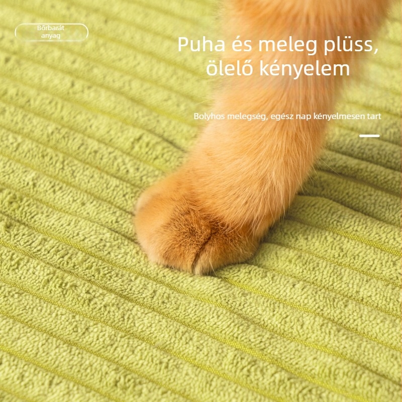Zárt macskafészek – meleg télen, levehető és mosható