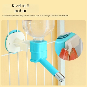 Automatikus függő vízforrás háziállatoknak – kutyák és macskák, 500 ml