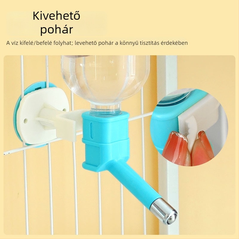 Automatikus függő vízforrás háziállatoknak – kutyák és macskák, 500 ml