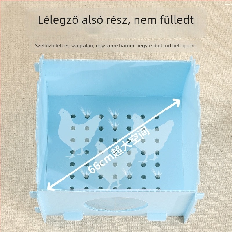 Kültéri, magasított műanyag fürjfészek, vízálló és lélegző tojásrakó rekesz