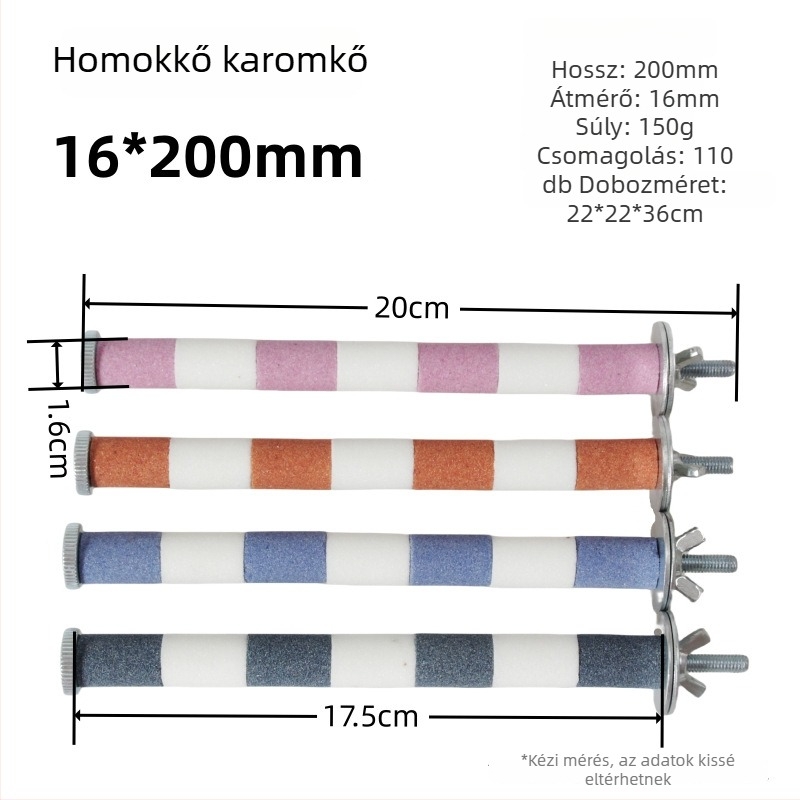 Papagáj körömcsiszoló állvány
