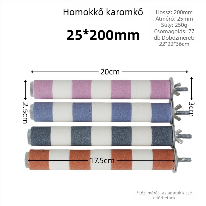 Papagáj körömcsiszoló állvány