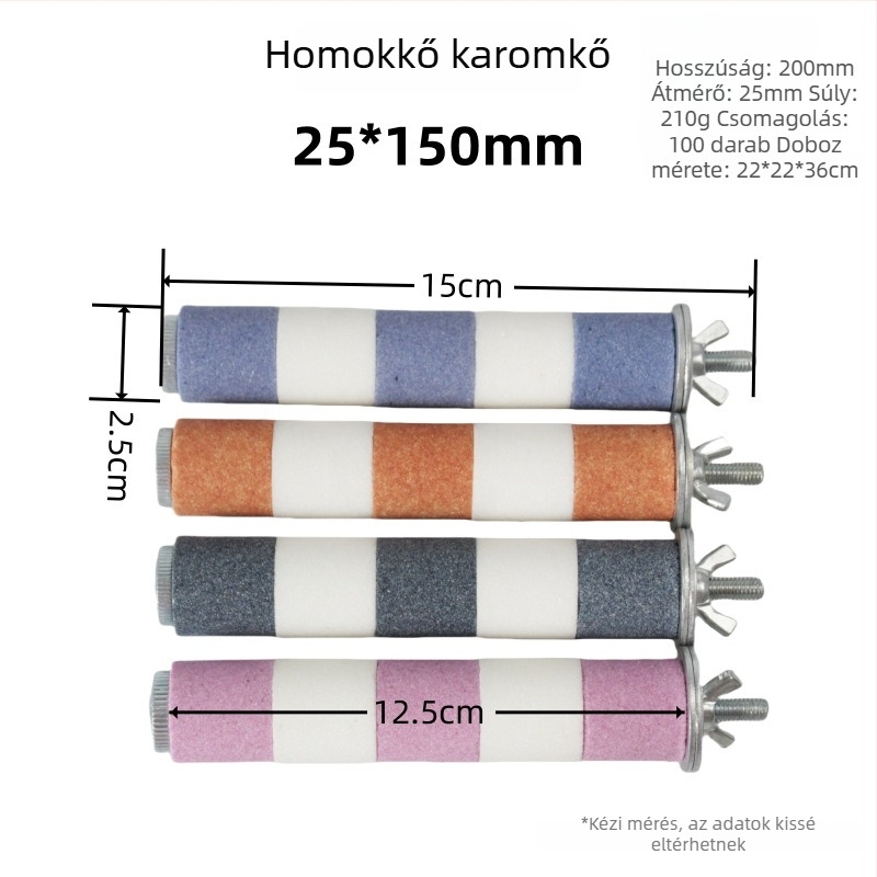 Papagáj körömcsiszoló állvány