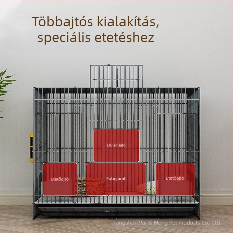 Összecsukható nyúlketrec toalett-tálcával, beltéri használatra, megfelelő tengerimalacok és törpenyulak számára