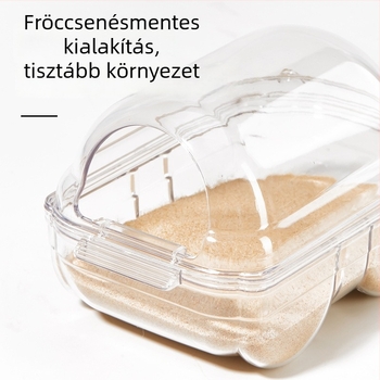 Hörcsög fürdőkád – kétfunkcionális fürdő és homokfürdő kisállatok számára