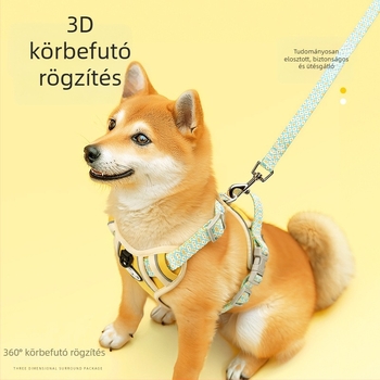 I-formájú kutyahám közepes és nagytestű kutyáknak, anti-szökés dizájn mellény, sétákhoz