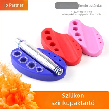 Félpermanentes szilikon pigmenttartó, pigmentpohár-tartó és tolltartó, tetoválógép alapja