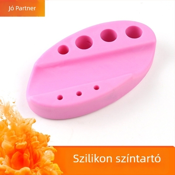 Félpermanentes szilikon pigmenttartó, pigmentpohár-tartó és tolltartó, tetoválógép alapja