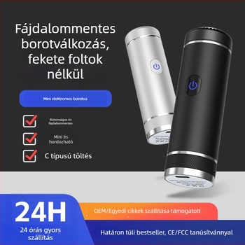 6D hordozható mini elektromos borotva forgó fejű utazáshoz tinédzsereknek