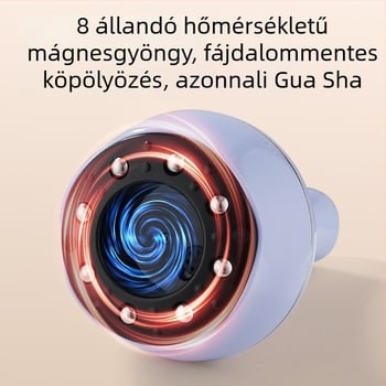 Otthoni használatra készült elektromosan melegedő meridián ecset, többsfunkciós vákuumos kupak és kaparó készülék egész testre