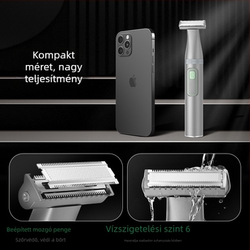 Új női elektromos testszőr-eltávolító trimmelő, kompakt, multifunkcionális a hónalj és a lábszőr eltávolítására