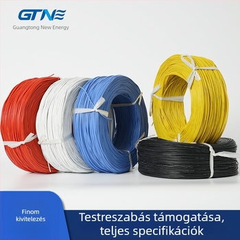 8 AWG Extra puha szilikon vezeték magas hőmérséklethez, lángálló ónzott réz, szilikon bevonattal, akkumulátor energia-tárolásához