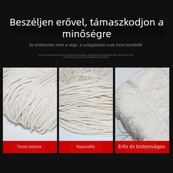 Építőipari pamutszál és nylon vonal