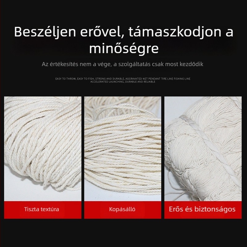 Építőipari pamutszál és nylon vonal