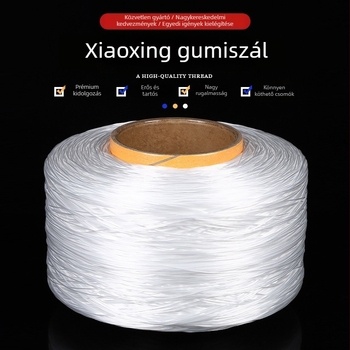 4200 m sík selyem elasztikus fonal, 2250D, nagy tekercs, spandex kristály fonal DIY-hoz