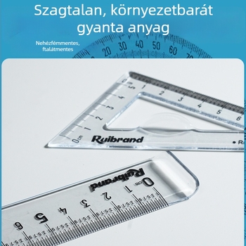 Műanyag centiméteres vonalzó világos milliméter-skálával – tartós, könnyen olvasható, iskolai használatra