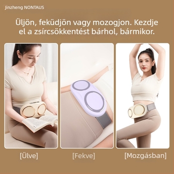 Zsírégető vibrációs masszírozó – hasra, derékra és lábakra