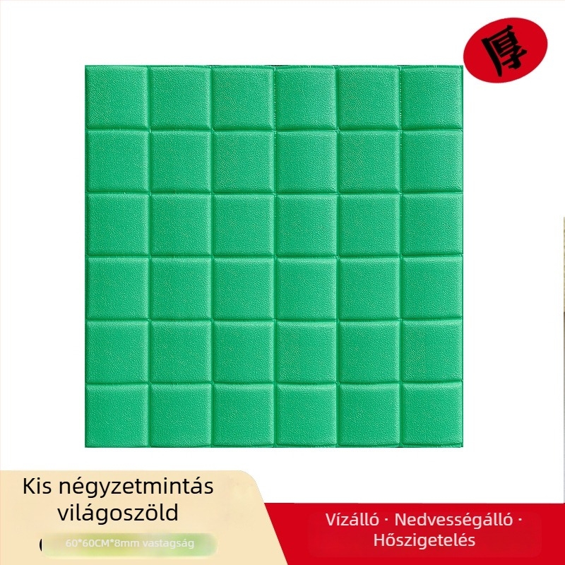 3D falikép dekoratív háttérfal téglamintával, vízálló habpanel, öntapadós tapéta, XPE hab, modern minimalist stílus