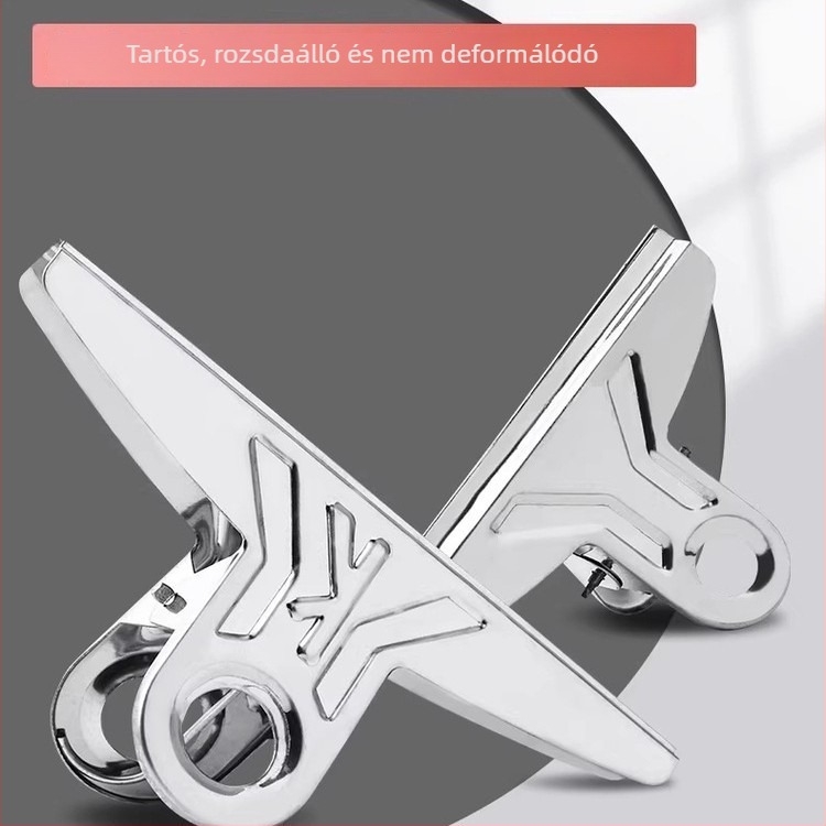 Rajzlaphoz készült klipek készlete: hosszú végű klipek, ék alakú klipek, fémes klipek rajzoláshoz