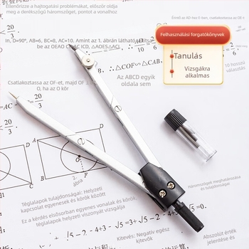 Fém körző készlet diákoknak, rajzhoz, modell ACS90860
