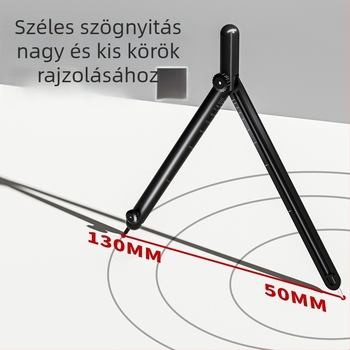 Fém toll-formájú digitális kijelzős körző, vizsgákhoz, mindent egyben – rajzeszköz készlet