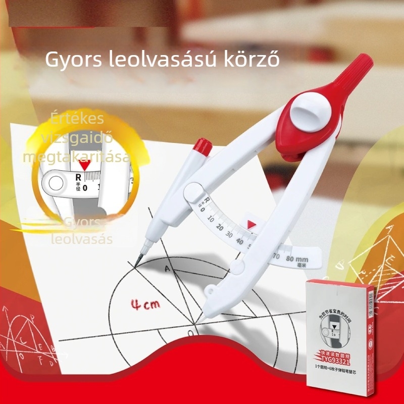 Digitális körző skálával – magas technológiájú mérő és rajzeszköz általános- és középiskolások számára