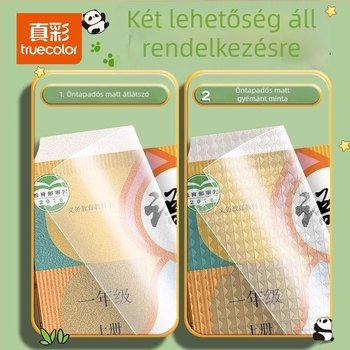 True Color önapplikáló átlátszó könyvborító, matt védő készlet 16K könyvborítóhoz