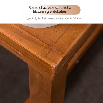 2 mm vastag bútor élvédő szalag, átlátszó PVC sarokvédő asztalokhoz és ajtókhoz, puha párnázás – elérhető hosszban 1, 2, 3 vagy 5 m