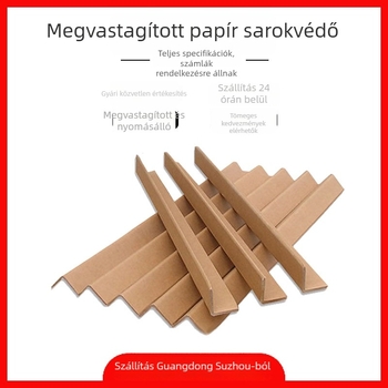 L alakú papírsarkvédő dobozok és bútorok csomagolásához, szélesebb és vastagabb kivitel
