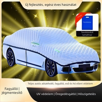 Vastag autóponyva, jégkár elleni védelem, UV-védelem és hőszigetelés – univerzális vízálló védőponyva