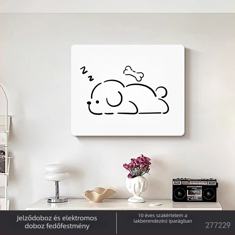 Modern minimalist kivágott mintázatú dekoratív panel elektromos mérődobozhoz és kapcsolódoboz fedőhöz, 2025 modell