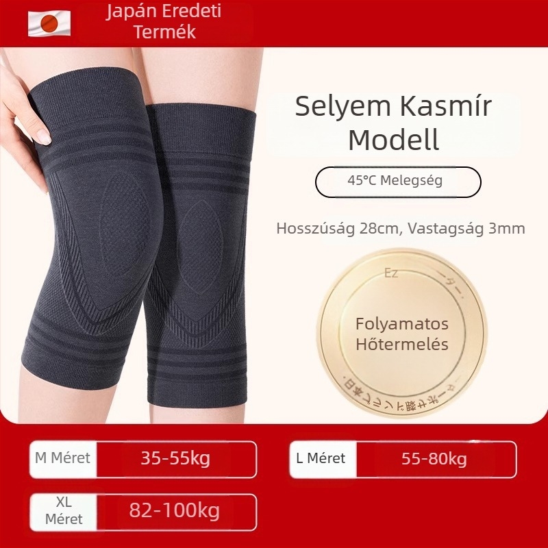 Kasmírtérdmelegítő nőknek és férfiaknak, kasmírral bélelt, ízületek melegítése, őszi-téli, vastag