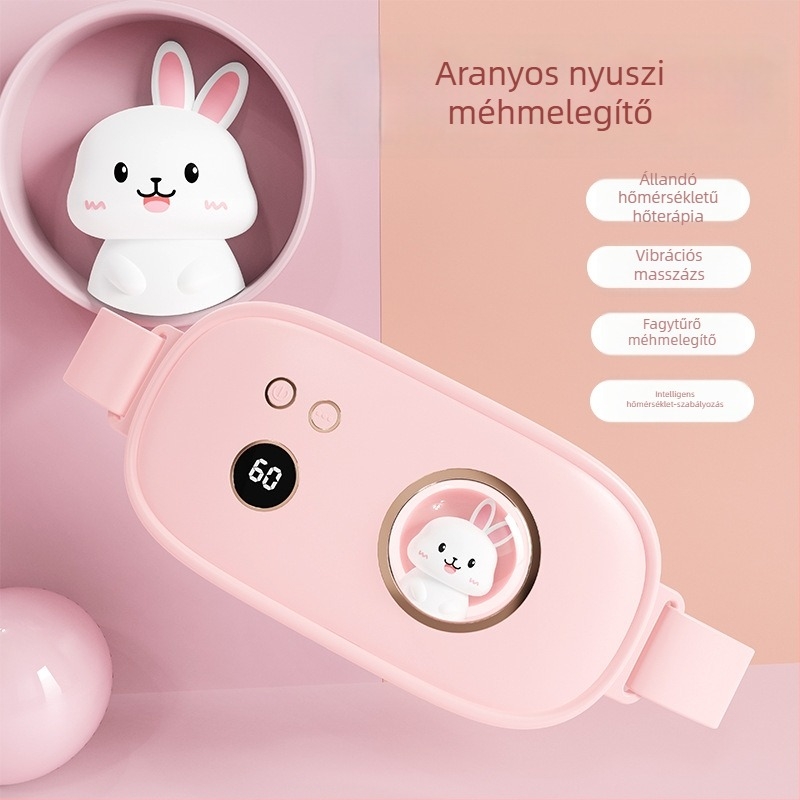 USB-tölthető grafénfűtőöv a menstruációs fájdalom enyhítésére infravörös terápiával