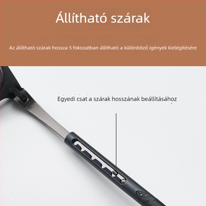 Mágneses nyakba akasztható olvasószemüveg, kékfény elleni védelemmel, hordozható pánttal